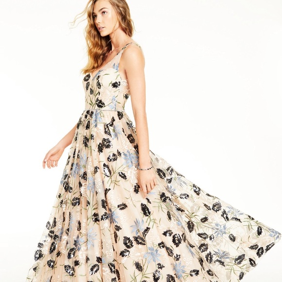 Say Yes To The Prom Dresses & Skirts - ⭐️Juniors Sequin-Trim Embroidered Gown dress⭐️